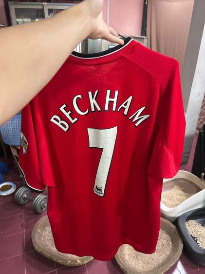 🏴󠁧󠁢󠁥󠁮󠁧󠁿 เสื้อแมนยูตัวแข่ง Umbro ปี 2000-2001 Beckham #7 แท้ รูปที่ 2