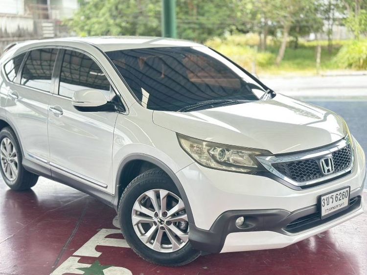 Honda CR-V 2014 2.4 EL Utility-car เบนซิน ไม่ติดแก๊ส เกียร์อัตโนมัติ ขาว