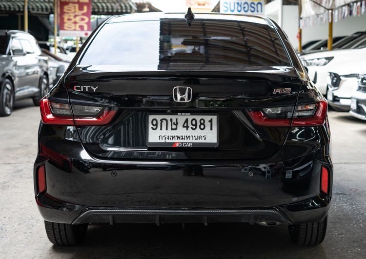 Honda City 2020 1.0 RS Sedan เบนซิน ไม่ติดแก๊ส เกียร์อัตโนมัติ ดำ รูปที่ 4
