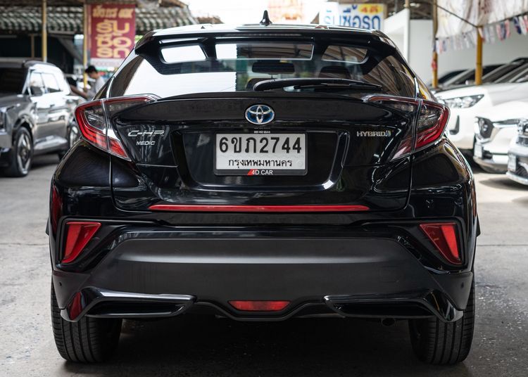 Toyota C-HR 2018 1.8 HV Hi Utility-car ไฮบริด ไม่ติดแก๊ส เกียร์อัตโนมัติ ดำ รูปที่ 4