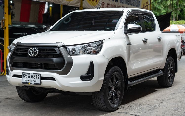 Toyota Hilux Revo 2020 Double Cab 2.4 Entry Prerunner Pickup ดีเซล ไม่ติดแก๊ส เกียร์อัตโนมัติ ขาว รูปที่ 2