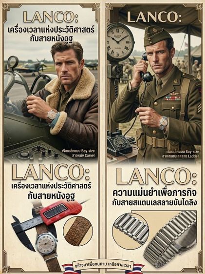อื่นๆ โรสโกลด์ LANCO  Sport ไขลาน วินเทจ