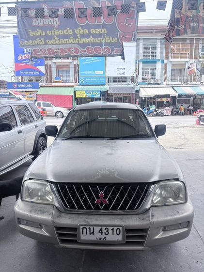 Mitsubishi Strada Grandis 2001 2.5 GL Pickup เบนซิน ไม่ติดแก๊ส เกียร์ธรรมดา บรอนซ์ทอง รูปที่ 2
