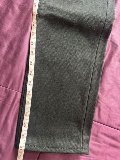 กางเกงยีนส์Pinion denim รุ่นอีกา the crow SLUB SUPER BLACK 25OZ รูปที่ 7