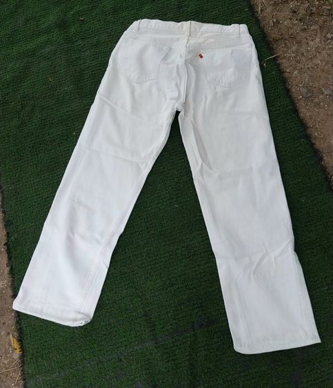Levi's กางเกง M ขาว แขนยาว Levi,s 501 ก้านดำ USA