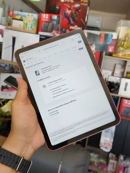 iPad 11 (2025) A16 Wi-Fi 128GB Pink (11th Gen) รูปที่ 5