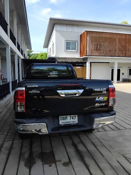 Toyota Hilux Revo 2017 2.4 E Prerunner Pickup ดีเซล เกียร์ธรรมดา ดำ รูปที่ 3