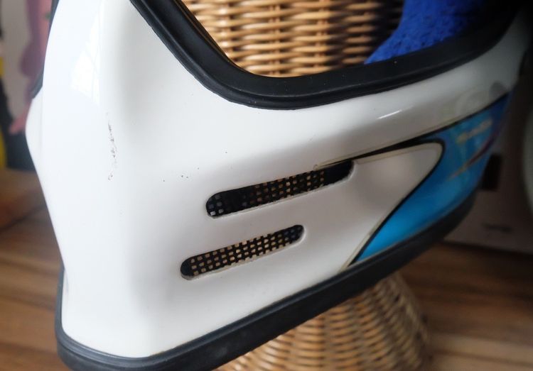 Vintage Shoei FX-1 Troy Lee Designs Motocross Helmet Size L (59-60cm) สีขาว รูปที่ 2