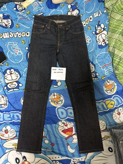 ยีนส์ Nudie Grim Tim Org Dry Navy 27/32
