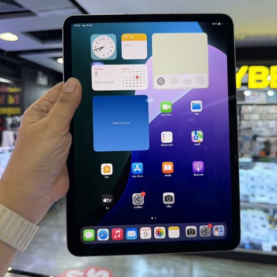 Apple 128 GB iPad Pro 11 Gen4 M2 128GB ใส่ซิม(Cellular+WiFi) สีดำ เครื่องศูนย์ โมเดลTH จอ11.0นิ้ว ชิปM2 รองรับ5G สภาพสวยมากๆ🔥🔥