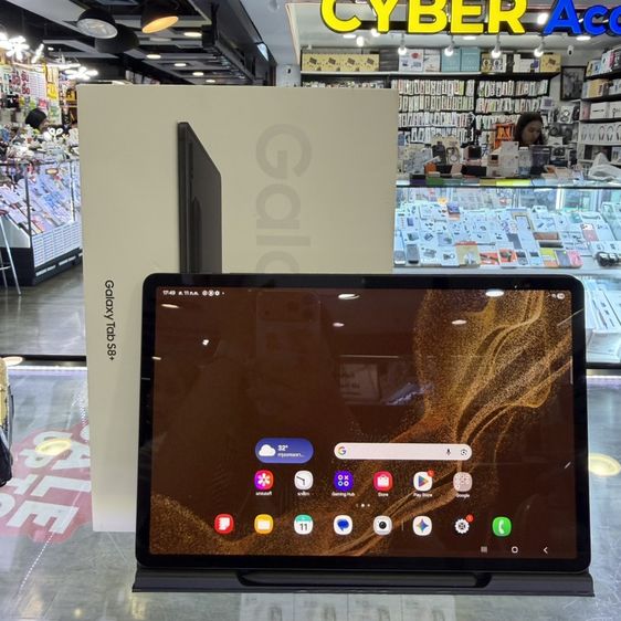 Samsung Tab S8 Plus WiFi with S-Pen สีดำ สภาพสวยมากๆ จอ12.4นิ้ว แรม8รอม128 Snap8 Gen1 เครื่องใช้งานดีเยี่ยม ครบยกกล่อง(พร้อมBook Coverของแท้)🔥🔥