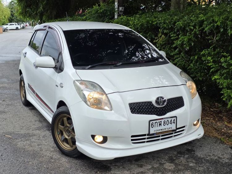 Toyota Yaris 2008 1.5 TRD Sportivo Sedan เบนซิน ไม่ติดแก๊ส เกียร์อัตโนมัติ ขาว รูปที่ 3