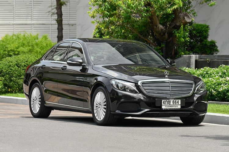 Mercedes-Benz C-Class 2015 C180 Sedan เบนซิน ไม่ติดแก๊ส เกียร์อัตโนมัติ ดำ รูปที่ 2