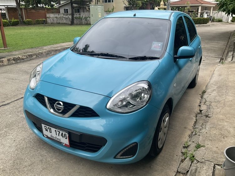 Nissan March 2019 1.2 E Sedan เบนซิน ไม่ติดแก๊ส เกียร์อัตโนมัติ ฟ้า รูปที่ 3