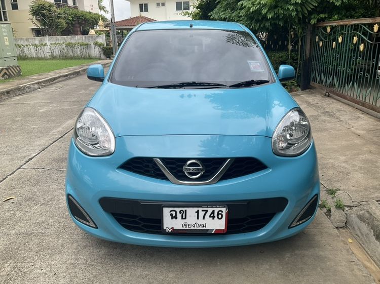 Nissan March 2019 1.2 E Sedan เบนซิน ไม่ติดแก๊ส เกียร์อัตโนมัติ ฟ้า รูปที่ 4