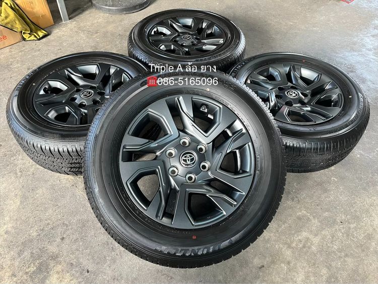 อื่นๆ อะลูมิเนียมอัลลอย 18" 🚩ปี 26🚩✨ล้อแม็กพร้อมยางใหม่ป้ายแดง✨Toyota Fortuner Leader G+ รุ่นใหม่ล่าสุด ขอบ 18💖ใหม่กริ๊บ💖