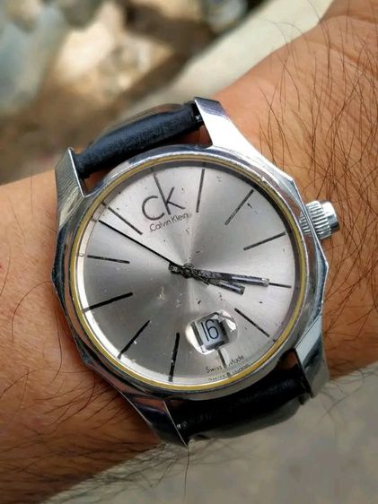 นาฬิกา CK ถ่าน เครื่อง Rondaสภาพดี เดินดี ใช้งานปกติ รูปที่ 8