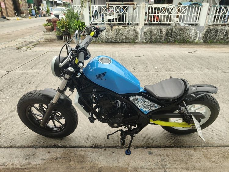🛵ยังไงก็ขาย rebel300 ปี 60 เครื่องดี สีสวย สตาร์ทมือ วิ่งน้อย3600โล เล่มชุดโอนครบ+เปลี่ยนถ่ายน้ำมันเครื่องฟรี ส่งฟรี30 ก.ม รูปที่ 2