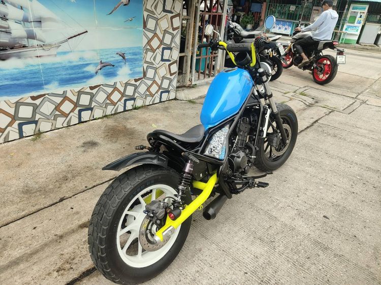 🛵ยังไงก็ขาย rebel300 ปี 60 เครื่องดี สีสวย สตาร์ทมือ วิ่งน้อย3600โล เล่มชุดโอนครบ+เปลี่ยนถ่ายน้ำมันเครื่องฟรี ส่งฟรี30 ก.ม รูปที่ 8