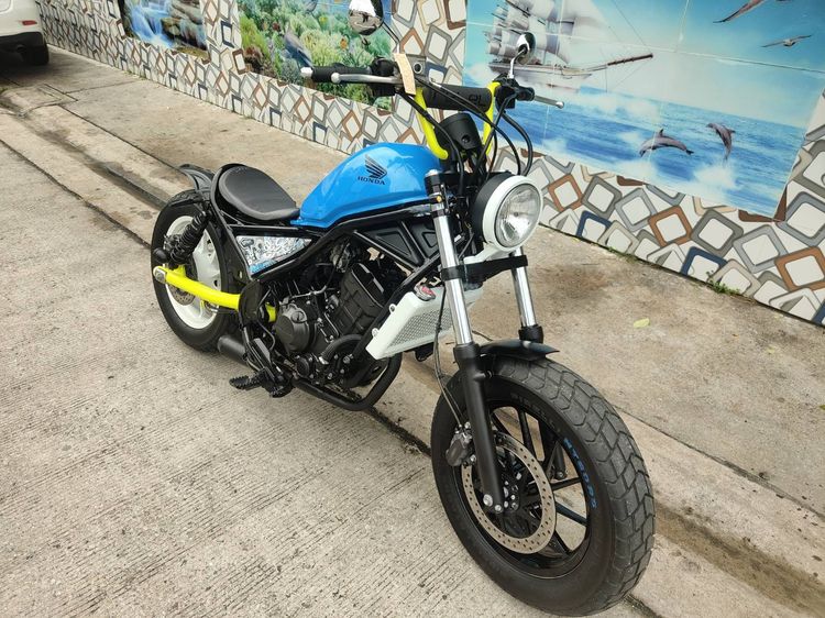 🛵ยังไงก็ขาย rebel300 ปี 60 เครื่องดี สีสวย สตาร์ทมือ วิ่งน้อย3600โล เล่มชุดโอนครบ+เปลี่ยนถ่ายน้ำมันเครื่องฟรี ส่งฟรี30 ก.ม รูปที่ 5