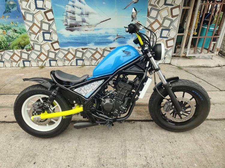 🛵ยังไงก็ขาย rebel300 ปี 60 เครื่องดี สีสวย สตาร์ทมือ วิ่งน้อย3600โล เล่มชุดโอนครบ+เปลี่ยนถ่ายน้ำมันเครื่องฟรี ส่งฟรี30 ก.ม รูปที่ 3