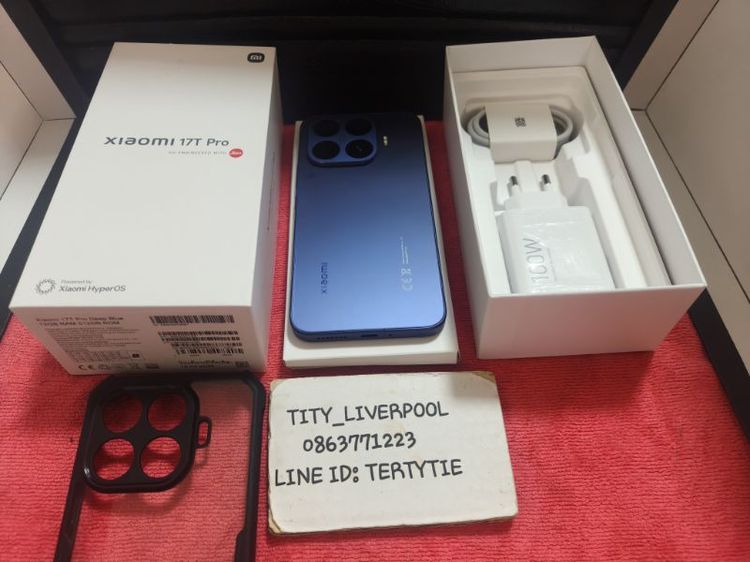 ยี่ห้ออื่นๆ 512 GB ขาย Xiaomi 17T Pro 5G สี Deep  Blue เครื่องศูนย์ไทย ประกันเกือบ 2 ปี
