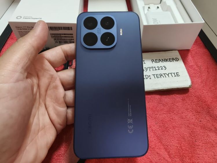ขาย Xiaomi 17T Pro 5G สี Deep  Blue เครื่องศูนย์ไทย ประกันเกือบ 2 ปี รูปที่ 4
