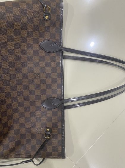 Louise Vuitton Neverfull MM ปี 21 Damier Ebene อุปกรณ์ครบ 100% รูปที่ 7