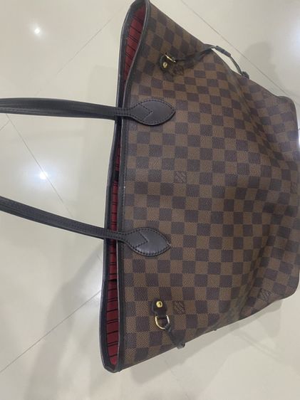 Louise Vuitton Neverfull MM ปี 21 Damier Ebene อุปกรณ์ครบ 100% รูปที่ 4