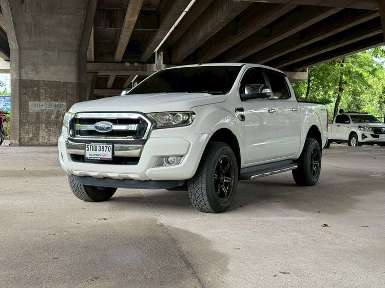 Ford Ranger 2016 2.2 Hi-Rider XLT Pickup ดีเซล ไม่ติดแก๊ส เกียร์อัตโนมัติ ขาว