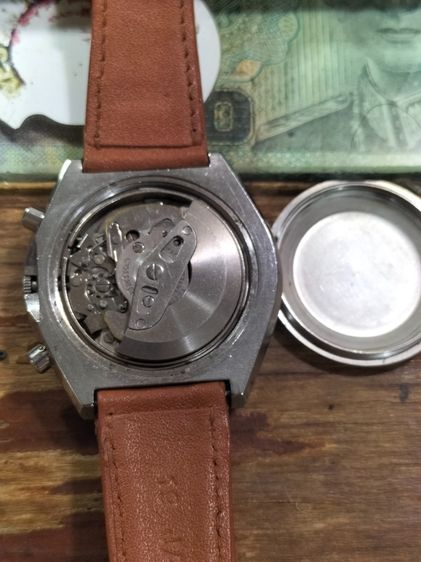  Seiko Automatic Chronograph 6139 8020 งานช่างคเขย่าใยดิ้น เดินหยุด บทจะเดินก็เดิน จับเวลาไม่ได้ ปุ่มกดได้เอาไปซ่อม ล้างเครื่องดูครั รูปที่ 9
