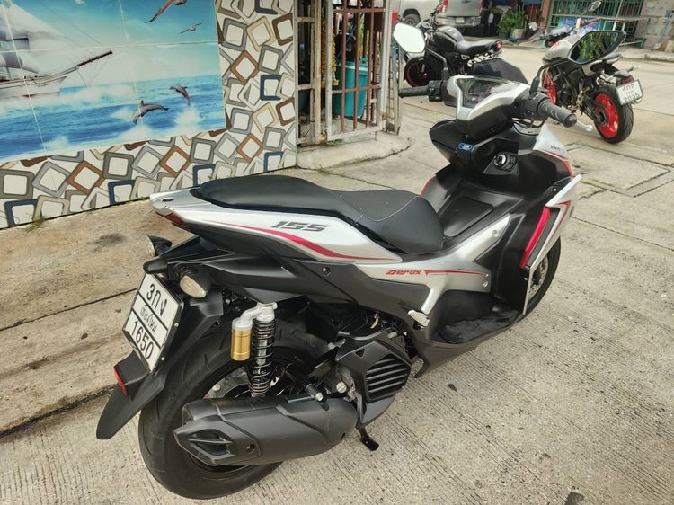 🛵ยังไงก็ขาย AEROX-ABS ปี 65 เครื่องดี สีสวย สตาร์ทมือ กุญแจรีโมท เบรคABS เล่มชุดโอนครบ+เปลี่ยนถ่ายน้ำมันเครื่องฟรี ส่งฟรี30 ก.ม รูปที่ 8