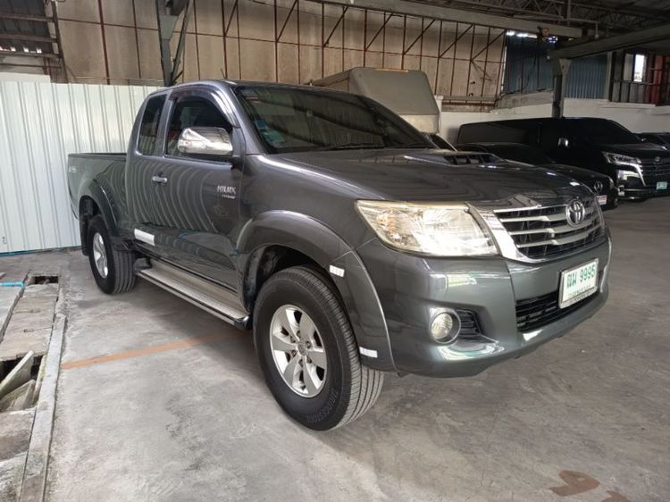 Toyota Hilux Vigo Champ 2012 Smart Cab 2.5 E VNT Prerunner Pickup ดีเซล ไม่ติดแก๊ส เกียร์ธรรมดา เทา