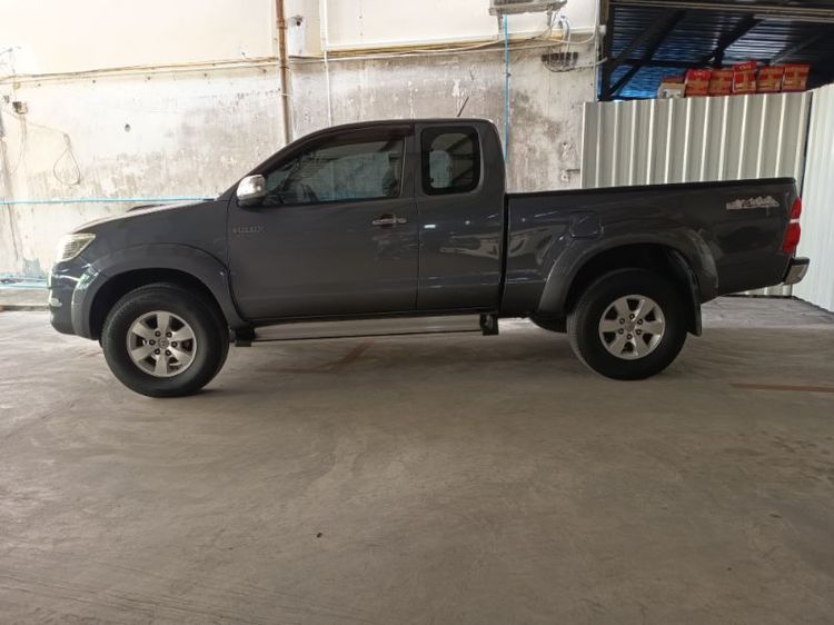 Toyota Hilux Vigo Champ 2012 Smart Cab 2.5 E VNT Prerunner Pickup ดีเซล ไม่ติดแก๊ส เกียร์ธรรมดา เทา รูปที่ 4