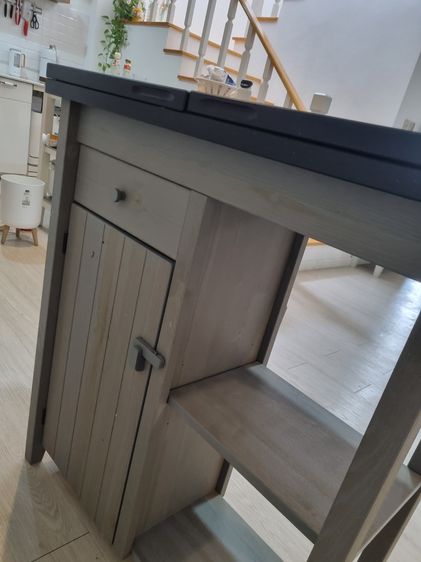 ขายโต๊ะไม้พับได้  Kitchen Island ไม้ รูปที่ 5