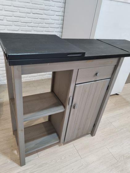 ขายโต๊ะไม้พับได้  Kitchen Island ไม้ รูปที่ 7