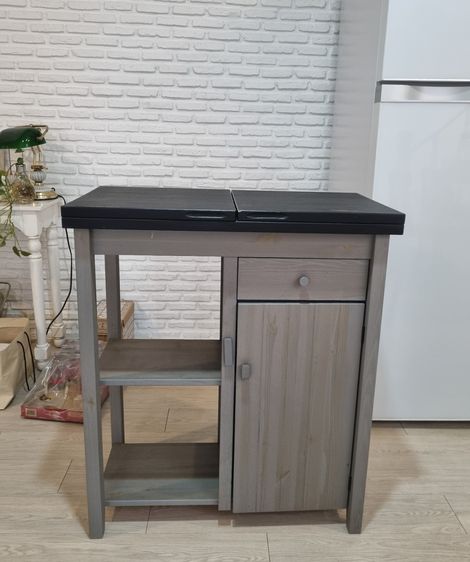ขายโต๊ะไม้พับได้  Kitchen Island ไม้ รูปที่ 4