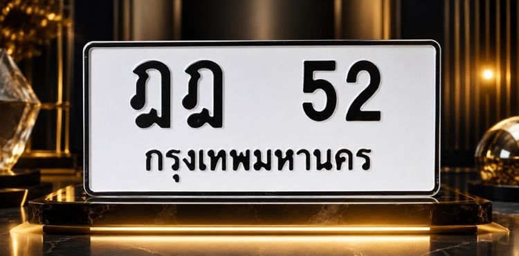 ทะเบียนหมวดเบิ้ล  ฎฎ52 รูปที่ 2