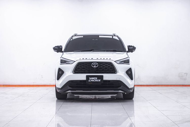 Toyota Yaris Cross 2023 1.5 HEV Premium Luxury Utility-car ไฮบริด ไม่ติดแก๊ส เกียร์อัตโนมัติ ขาว รูปที่ 4