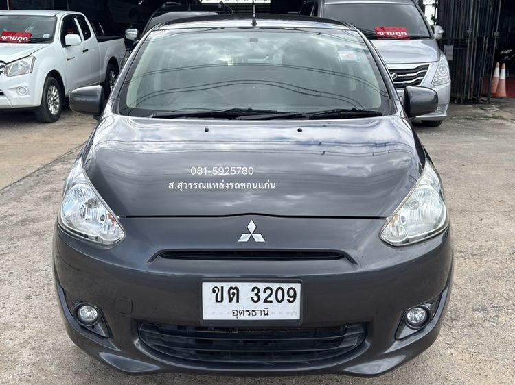 Mitsubishi Mirage 2012 1.2 GLS LTD Sedan เบนซิน เกียร์อัตโนมัติ เทา