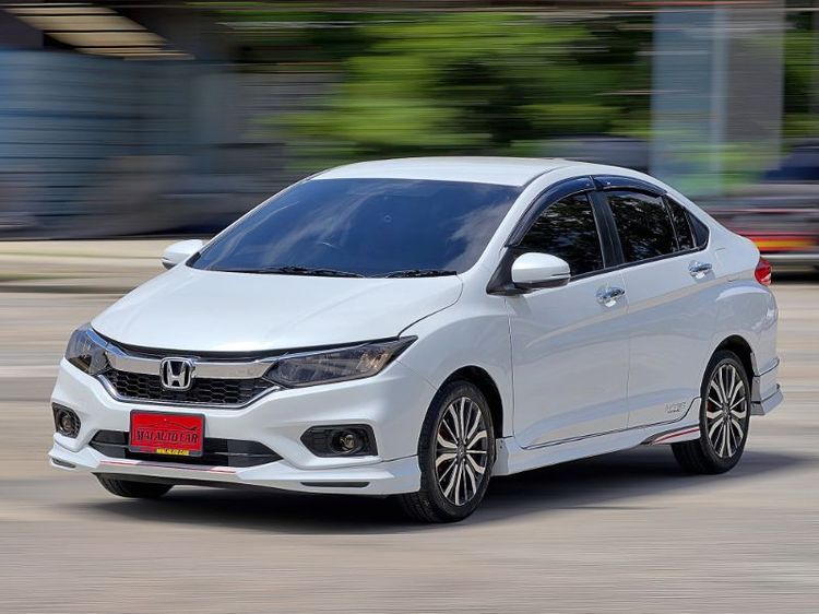 Honda City 2018 1.5 Sv Plus i-VTEC Sedan เบนซิน ไม่ติดแก๊ส เกียร์อัตโนมัติ ขาว