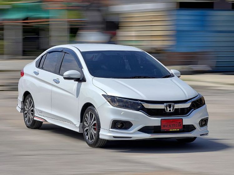 Honda City 2018 1.5 Sv Plus i-VTEC Sedan เบนซิน ไม่ติดแก๊ส เกียร์อัตโนมัติ ขาว รูปที่ 4