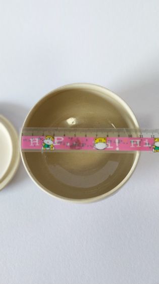 ขายถ้วยมัทฉะเซรามิกญี่ปุ่น ยกเซ็ต 3 ใบ ลายตุ๊กตาโคเคชิ Kokeshi Chawan งานวินเทจโชวะเรโทร สภาพสวย รูปที่ 7