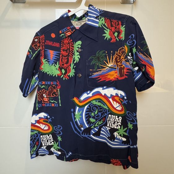 เสื้อฮาวาย KEONI OF HAWAII by sun surfRAYON 100%"ALOHA VIBES" KEONI OF HAWAII 2008