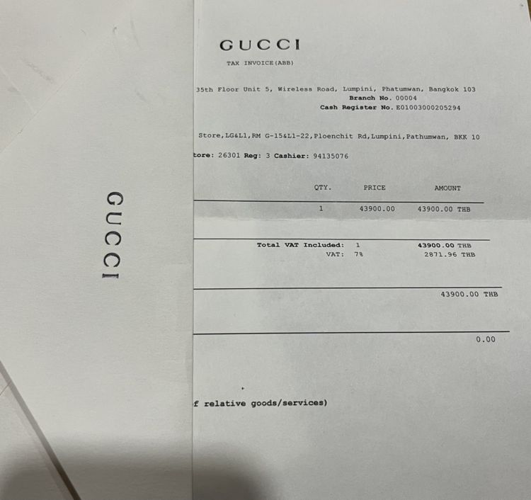 รองเท้า Gucci แท้ รูปที่ 5