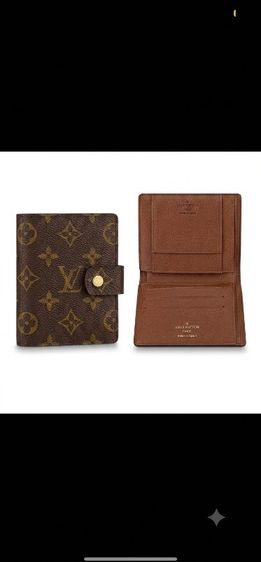 กระเป๋าสตางค์ LV Compact Wallet ลาย Monogram แท้ รูปที่ 5