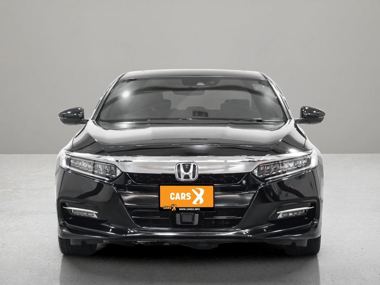 Honda Accord 2021 2.0 Hybrid Tech Sedan ไฮบริด ไม่ติดแก๊ส เกียร์อัตโนมัติ ดำ รูปที่ 2