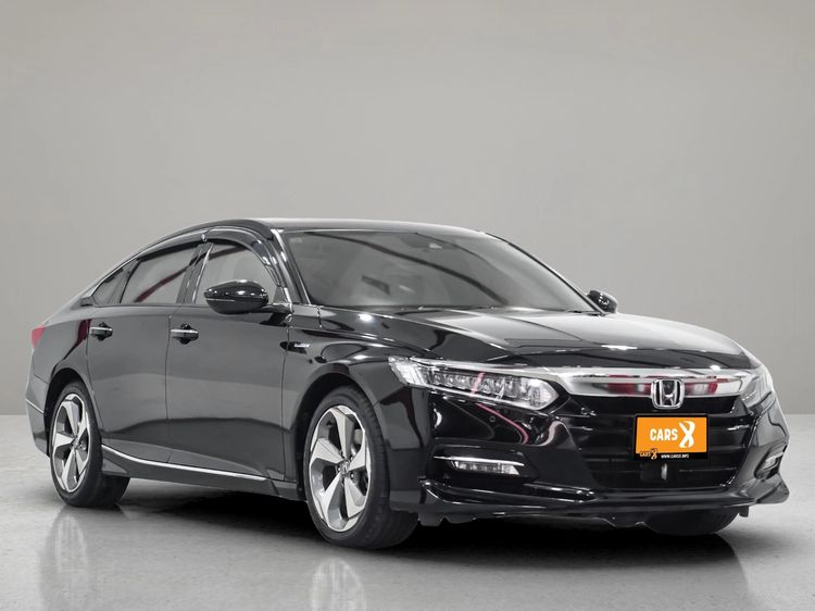 Honda Accord 2021 2.0 Hybrid Tech Sedan ไฮบริด ไม่ติดแก๊ส เกียร์อัตโนมัติ ดำ รูปที่ 3