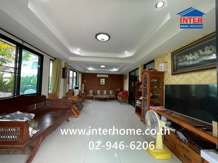 บ้านเดี่ยว 2 ชั้น 103 ตร.ว. บ้านเดี่ยว ใกล้สถานีรถไฟฟ้าBTS กม.4 ซอยรามอินทรา8 แยก 24 ถนนรามอินทรา ถนนลาดปลาเค้า เขตบางเขน กรุงเทพมหานคร รูปที่ 2