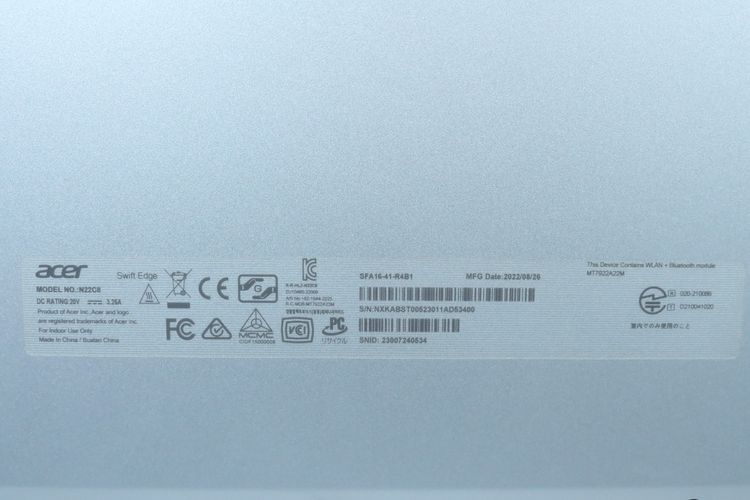 ACER SWIFT EDGE Ryzen 5 6600U RAM16.1TB รูปที่ 15